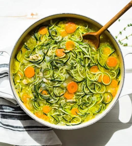 Zucchini Noodle Soup